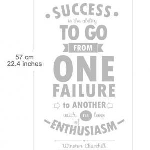 Wall Decal Quotes - Motivational Quote Success..