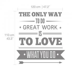 Office Decor Typography Inspirational Quote Wall..