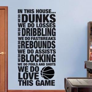 Wall Decal Quotes - Love This Game Wall Text..