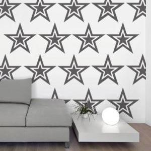 Stars Patterns Wall Decal Vinyl Sticker Geometric..