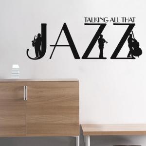 Wall Decal Quotes - Jazz Art Quote Decal Talking..