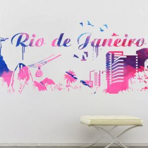 Rio de Janeiro Brazil Watercolor De..