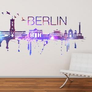 Berlin Skyline Cosmic City Decal Al..