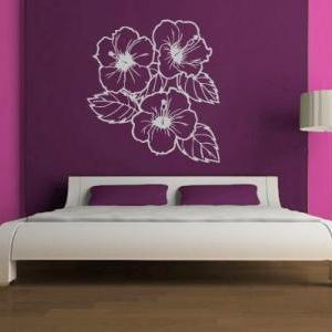 Floral Wall Decal Home Design Sticker Flowers