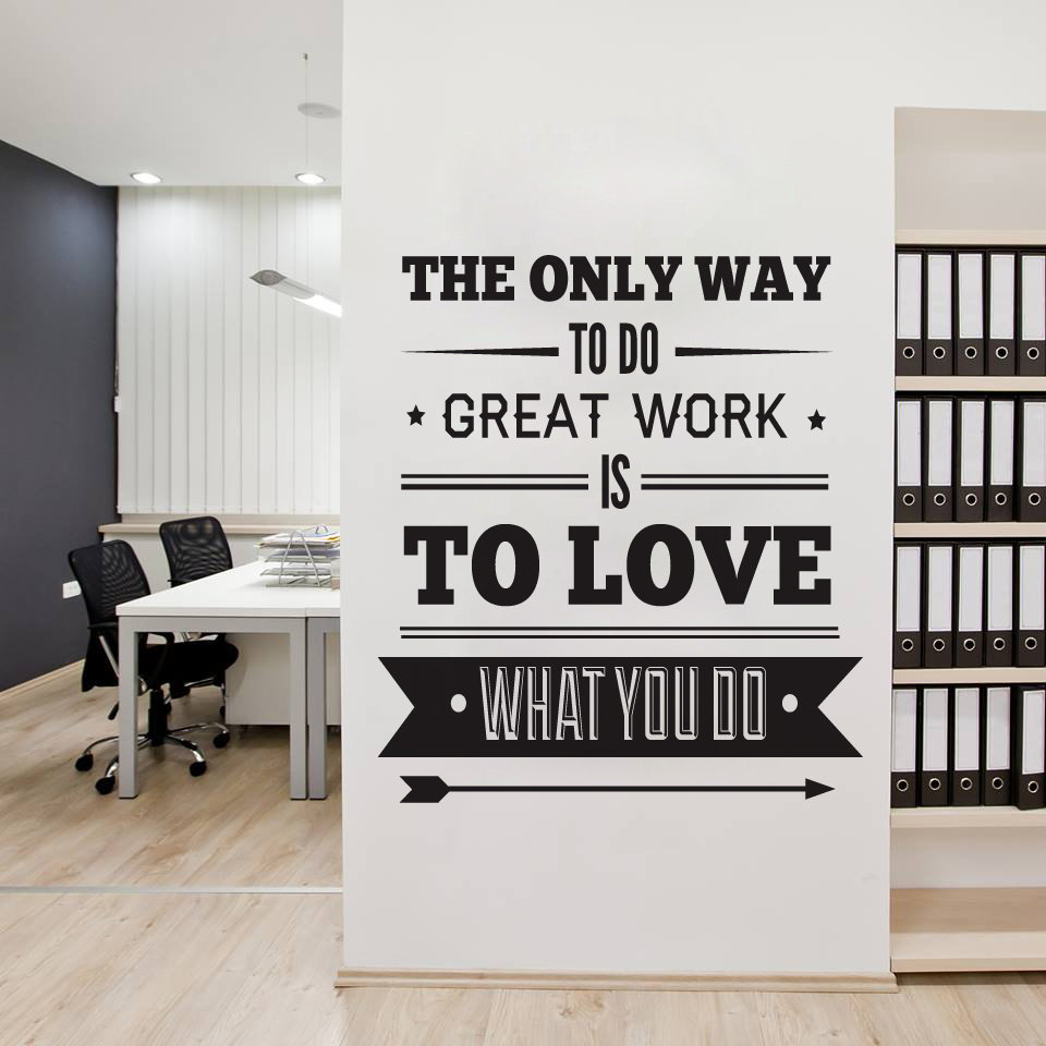 Office Decor Typography Inspirational Quote Wall ...