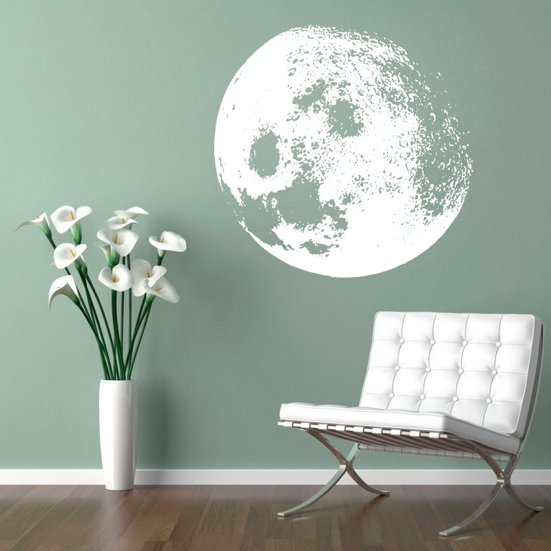 Vinyl Moon Wall Decal Sticker Home Decor for Housewares