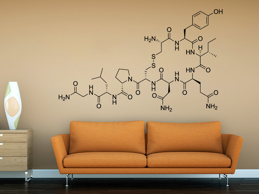 Love Molecule - Oxytocin wall sticker, decal for home decor