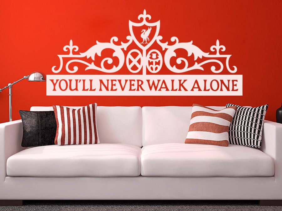 Liverpool Fc - You'll Never Walk Alone, Wall Decor - Football Boys Room Decor - Gift For Men - Liverpool Fc Soccer