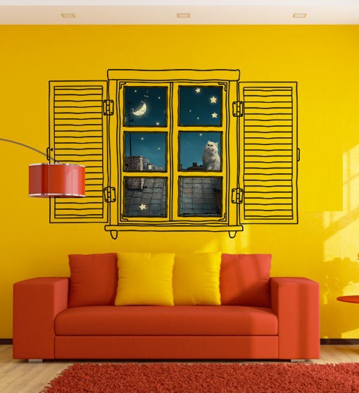 Custom Window Decoration Wall Art Print Vinyl Home Design