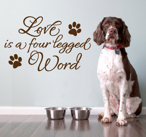 Wall Decal Quotes - Vinyl Quote Wall Decoration For Love Animals Decal