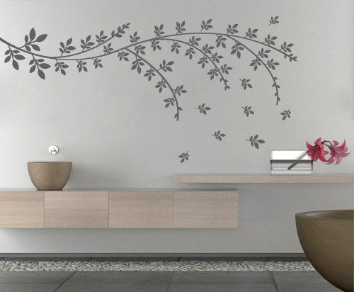 Floral Branch Wall Decal Tree Sticker For Housewares