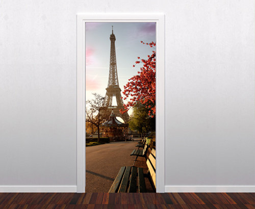 Door To Paris Wall Art Print Decoration Vinyl For Modern Homes
