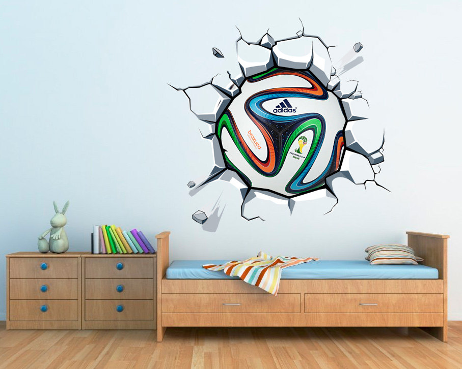 World Cup Soccer Ball Vinyl Wall Effect Decal For Housewares on Luulla